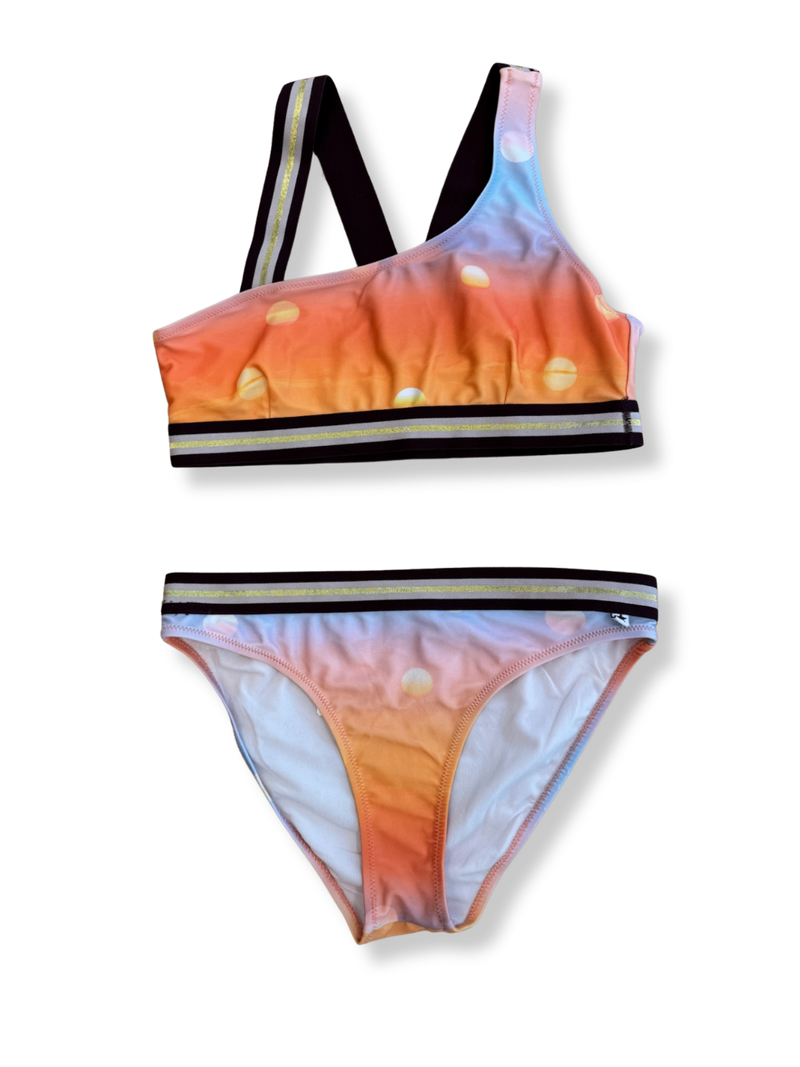 Bikini Orange, Weiß, Schwarz Gr.164 | Molo