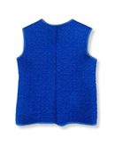 Weste wattiert Blau Gr.116 | Handmade