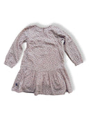 Kleid Creme mit schwarzen und roten Punkten Gr.110 | Creamie