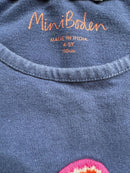 T-Shirt Mädchen Blau Gr.110 | Mini Boden