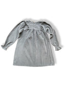 Velours Kleid Mädchen Salbei Gr.6 | buho