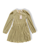 Kleid Mädchen Gelb mit grünem Muster Gr.134? | Tommy Hilfiger