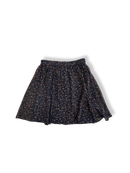 Rock Schwarz mit Blumenprint Gr.146 | Creamie