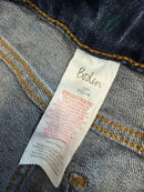 Jeans Wide Leg dunkelblau mit Sternchen Gr.152 | Mini Boden