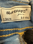 Falten-Rock Denim hellblau Gr.134 | Blue Effect