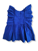 Blusen-Top Blau Gr.10 | Unbekannt