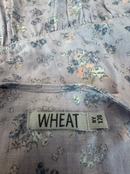 Kleid mauvefarben mit Blumenprint Gr.128 |