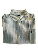 Hemd blau-weiß kariert Gr.98 | Ralph Lauren