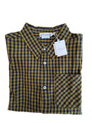 Hemd Jungen Blau-Gelb kariert Gr.14 | Bonpoints