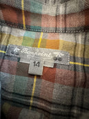 Flanell-Hemd dunkel kariert Gr.14 | Bonpoint