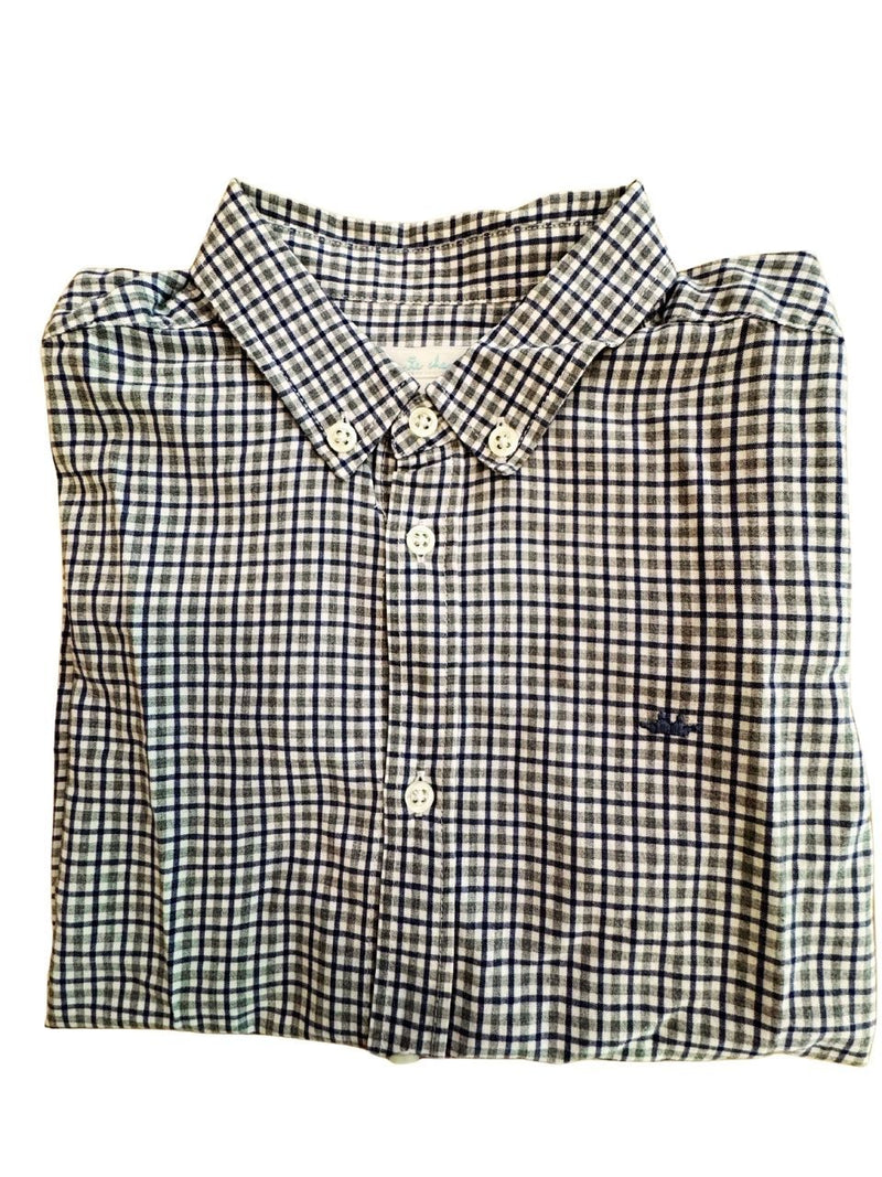 Hemd blau-grau kariert Gr.8 | Marie Chantal