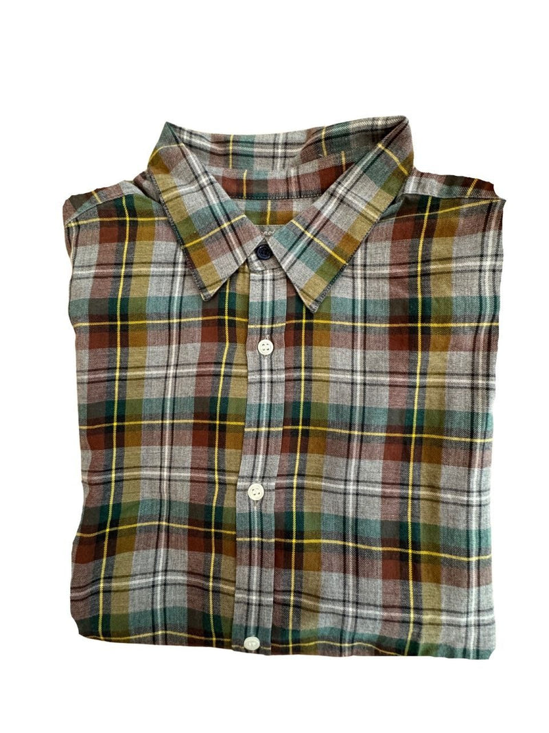 Flanell-Hemd dunkel kariert Gr.14 | Bonpoint