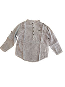 Hemd Jungen blau-weiß gestreift Gr.4 | Jacadi