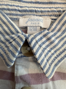 Shirt hellblau mit Streifen Gr.74 | Jacadi