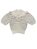 Pullover mit Lockmuster beige Gr.116 | Soor Ploom