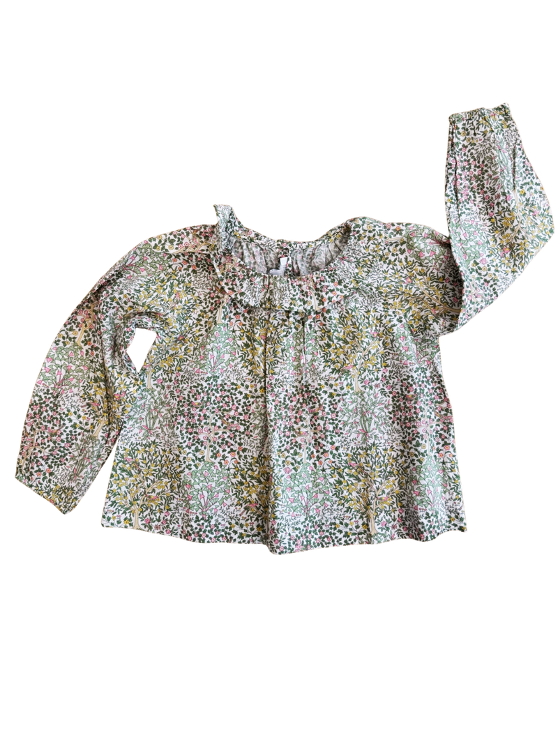 Bluse Vielblumig in Pastelltönen Gr.80/86 | Bonpoint