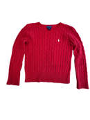 Pullover rot, schwarz Gr.8-10 | Ralph Lauren