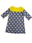 Kleid Blau, Gelb, Grün, Weiß Gr.110/116 | Unbekannt