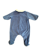 Strampler Blau und Weiß gestreift Gr.60 | Petit Bateau