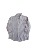 Hemden Weiß mit blauen Streifen Gr.10 | Unbekannt