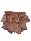 Badehose Baby Rosé mit Kirschenmuster Gr.80 | konges slojd