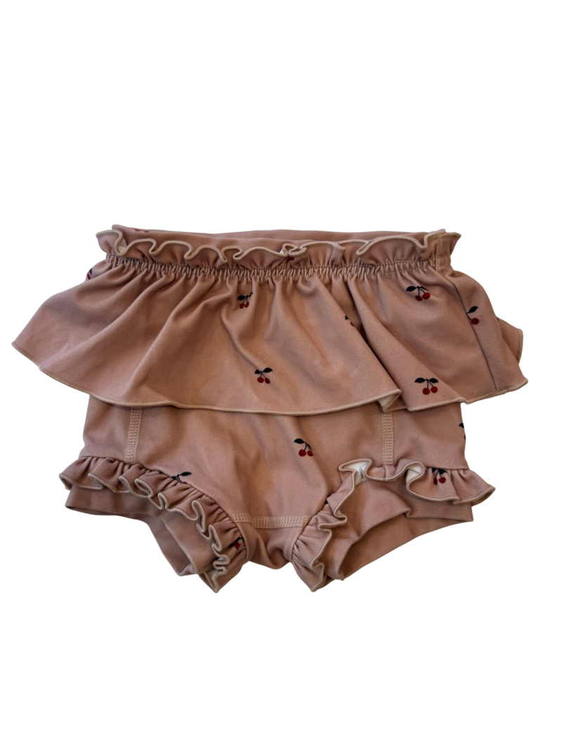 Badehose Baby Rosé mit Kirschenmuster Gr.80 | konges slojd