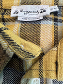 Hemd Gelb mit Schwarz- und Weißkariert Gr.10 | Bonpoint