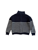 Strickjacke dunkelblau mit weißen Streifen Gr.10 | il gufo