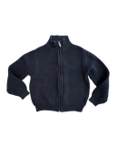 Cardigan Grobstrick dunkelblau Gr.10 | il gufo