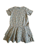 Kleid hellblau mit Blumenmuster Gr.110 | Wheat