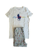 Pyjama grau & weiß Gr.146/152 | Polo Ralph Lauren