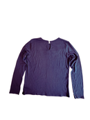 Longsleeve Dunkelblau mit Blumenstickerei Gr.10 | Carrement Beau