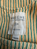 Latzkleid gelb-grün gestreift Gr.10 | Arsène & Les Pipelettes
