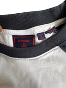 Shirt weiß-blau im College-Stil mit Raglan-Ärmeln Gr.164 | Superdry