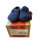 Baby Hausschuhe Wollfilz Jeans Gr.27 | Haflinger