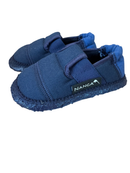 Hausschuhe Babyschuhe „Klette“ dunkelblau Gr.22 | Nanga