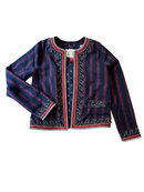 Jacke Ethno-Muster und gestickten Ziernähten Gr.152 | Scotch & Soda