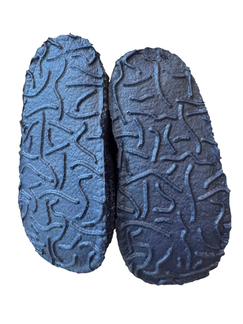 Hausschuhe Babyschuhe "Klette" blau Gr.20 | Nanga