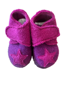Hausschuhe Babyschuhe "Stern" bordeaux Gr.18 | Nanga
