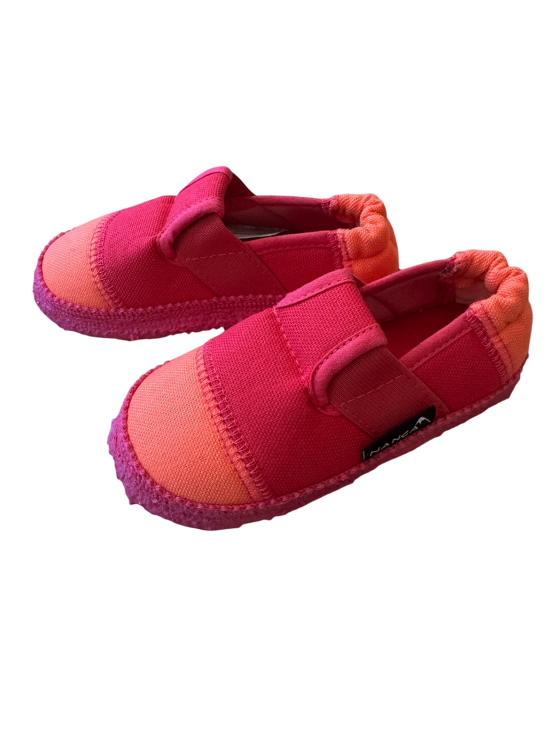 Hausschuhe Babyschuhe"Klette" lila Gr.20 | Nanga