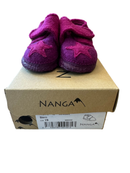 Hausschuhe Babyschuhe "Stern" bordeaux Gr.18 | Nanga