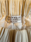 Rock Beige mit braunen Streifen Gr. |