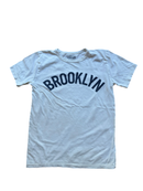 T-Shirt Weiß mit dunkelblauem Druck Gr.12 | Crewcuts