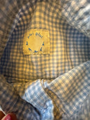 Hemd hellblau kariert Gr.98 | Plui Plui