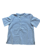 Shirt Blau mit feinen Streifen Gr.12 | Bonpoint