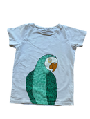 T-Shirt Weiß it Papagei Gr.128 | mini rodini