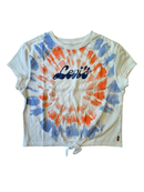 T-Shirt Mädchen cropped mit bunten Batik-Akzenten Gr.104 | Levi's