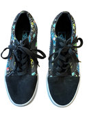 Turnschuhe Schwarz mit buntem Weltall-Motiv Gr.33 | Vans