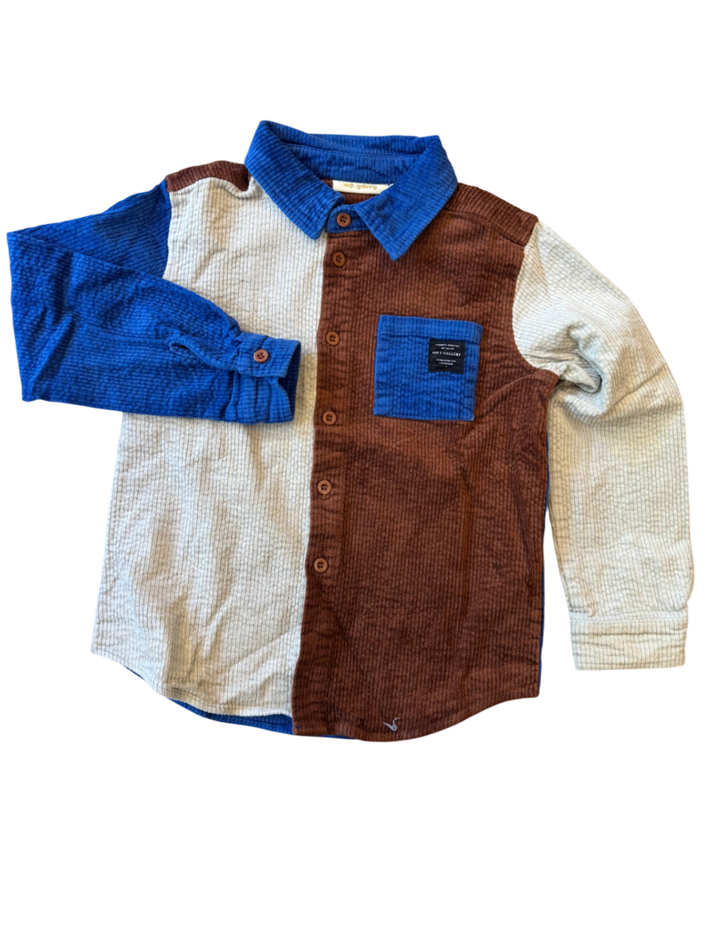 Hemd Mehrfarbig (Beige, Braun, Blau) Gr.134 | Soft Gallery