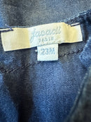 Latzkleid Indigoblau Gr.92 | Jacadi